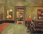 Roger Fry A Room in the Second Post-Impressionist Exhibition(The Matisse Room) oil painting reproduction